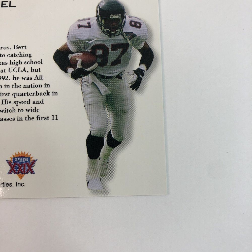 1994 Classic NFL Rookie Card BERT EMANUEL Atlanta Falcons, Super Bowl 29, Rare - Picture 8 of 10